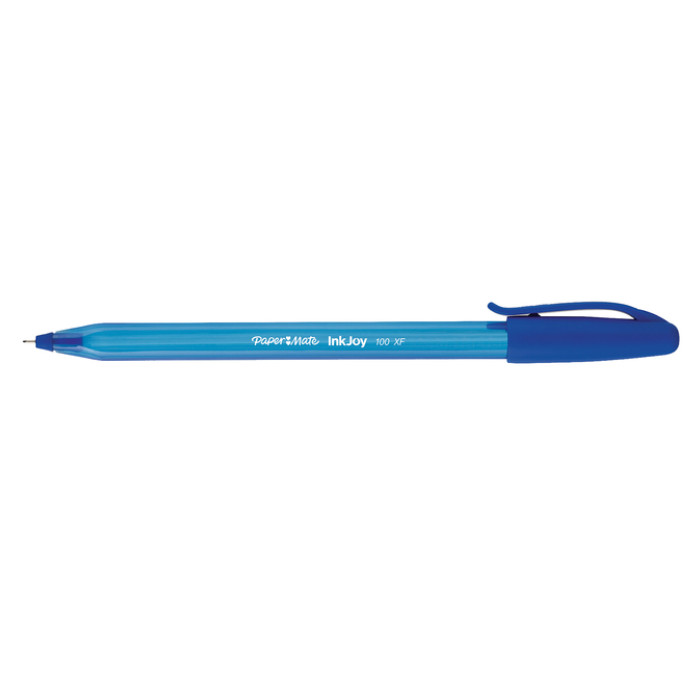 Balpen Paper Mate Inkjoy 100 fijn blauw