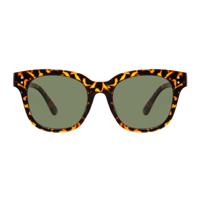 Zonnebril  Montana met groen G15 gepolariseerd glas glans turtle