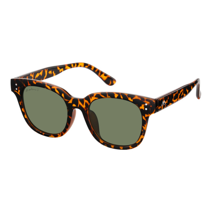 Zonnebril  Montana met groen G15 gepolariseerd glas glans turtle