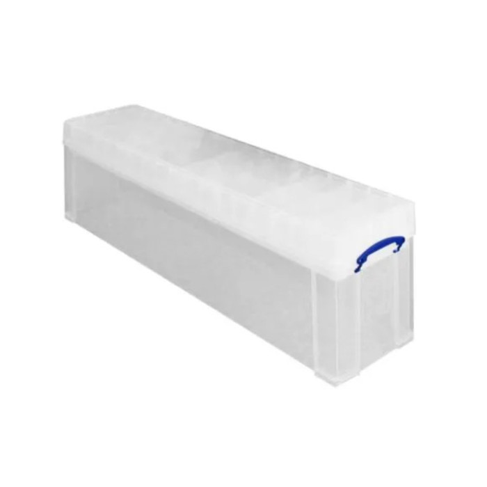Opbergbox Really Useful 77 liter 1201x270x355mm transparant wit