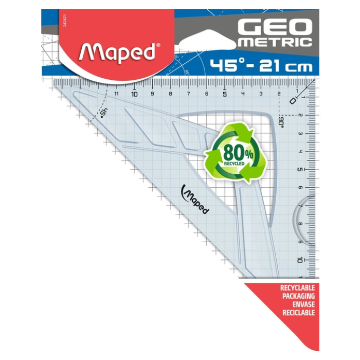 Geodriehoek Maped Geometric 21cm