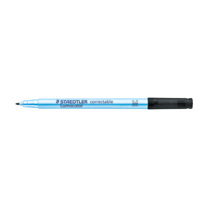 Viltstift Staedtler Lumocolor 305 non permanent correctable M zwart