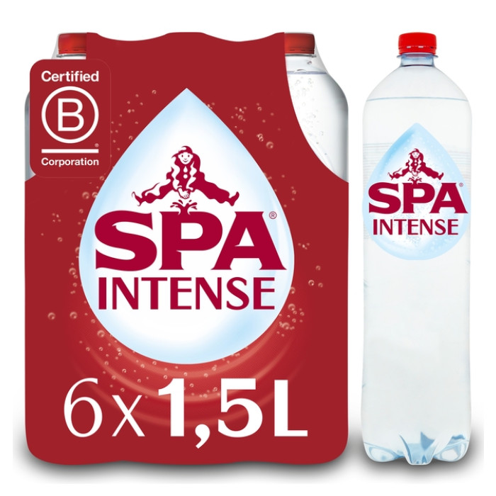 Water Spa Intense rood petfles 1.5 liter