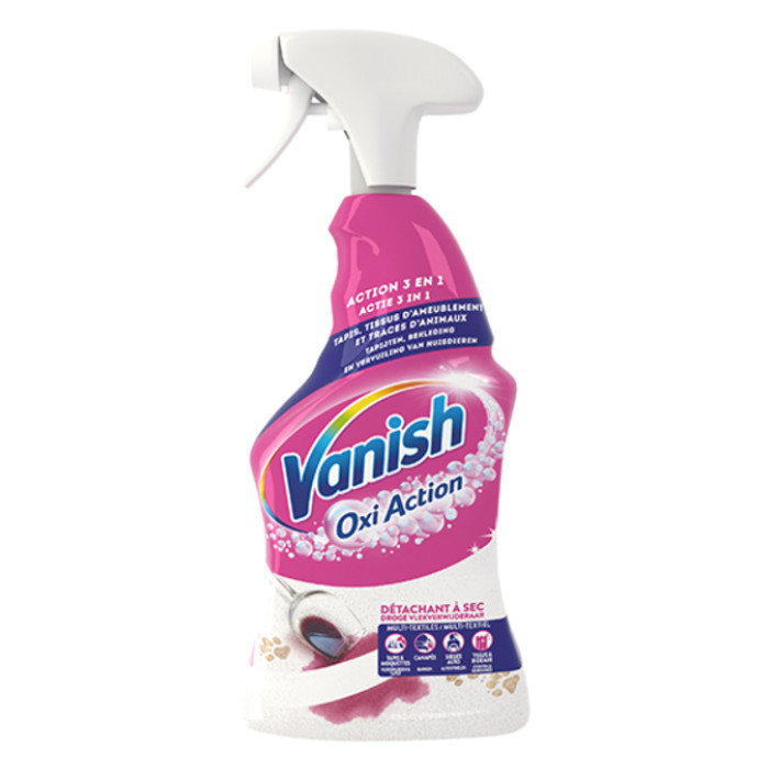 Vlekkenverwijderaar Vanish Oxi Action Dry Tapijt 500ml