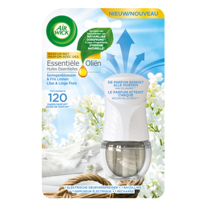 Luchtverfrisser AirWick Electrical Soft Cotton Starter Kit 19ml
