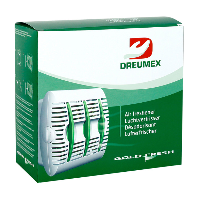Luchtverfrisserdispenser Dreumex Gold Fresh wit