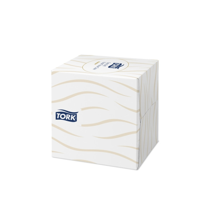 Facial tissues Tork Premium kubus 2-laags 100 vel wit 140278