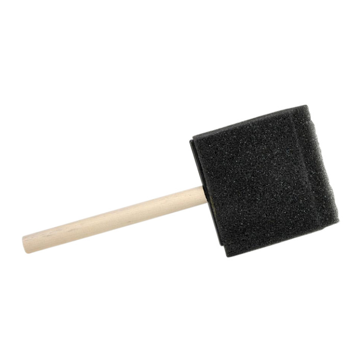 Foambrush Conda 1 25 mm 12 stuks hout