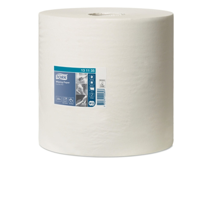 Poetspapier Tork W2 Advanced 1-laags 1150 vel wit 131135