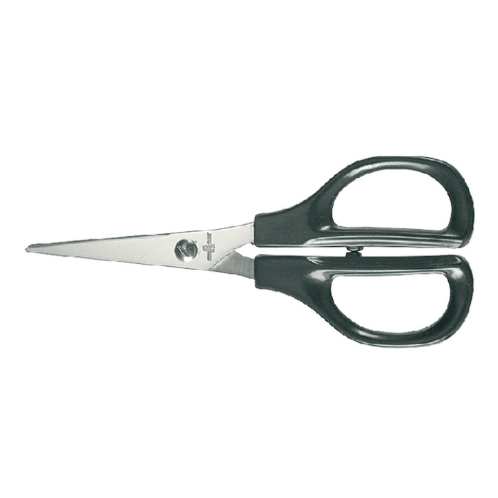 Schaar Quantore 140mm +plastic handvat zwart