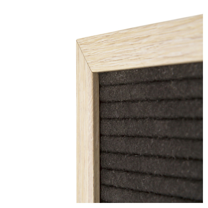 Letterbord IEZZY 30x30cm naturel hout