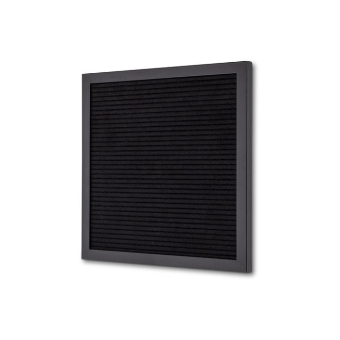 Letterbord IEZZY 30x30cm zwart hout