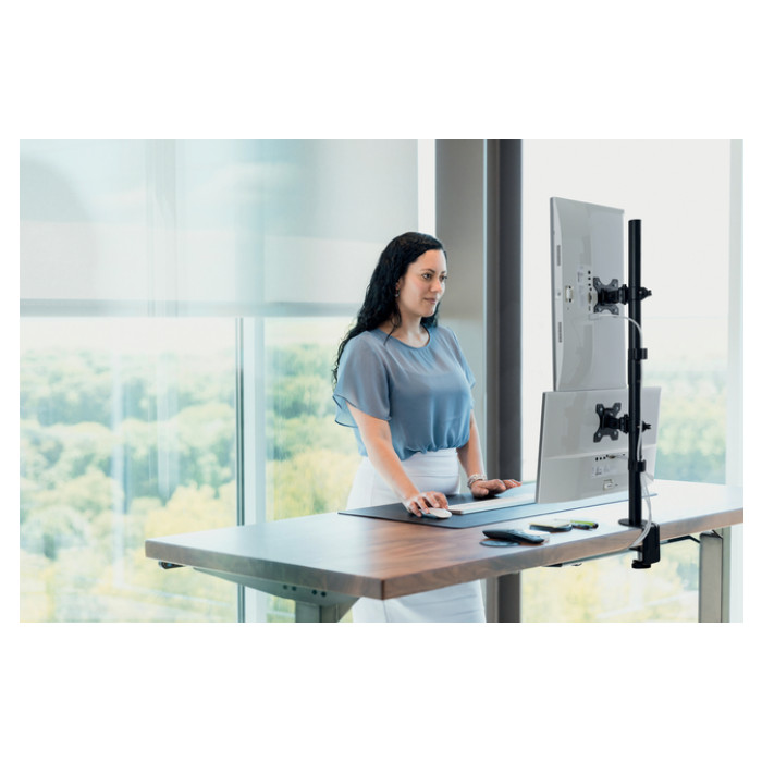 Monitorarm Kensington dubbele verticale bevestiging