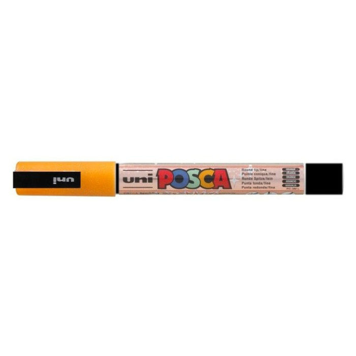 Paintmarker Uni POSCA PC3M fijn glitter oranje