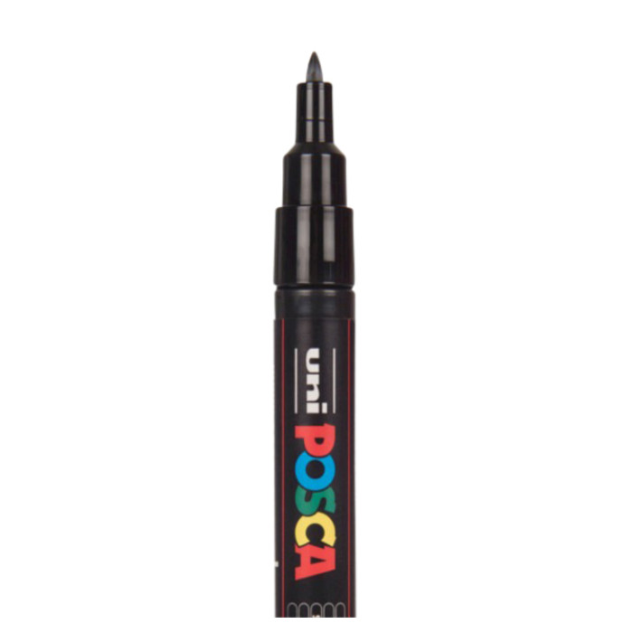 Paintmarker Uni POSCA PC1MC extra fijn zonnegl