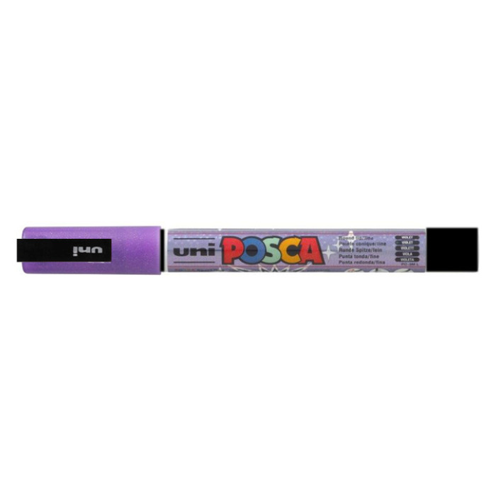Paintmarker Uni POSCA PC3M fijn glitter paars