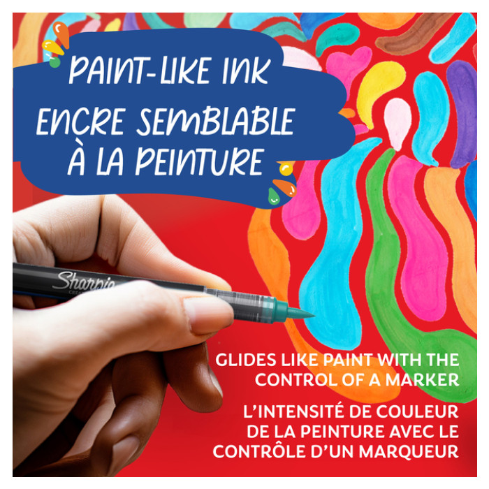 Creatieve marker Sharpie assorti blister à 12 stuks