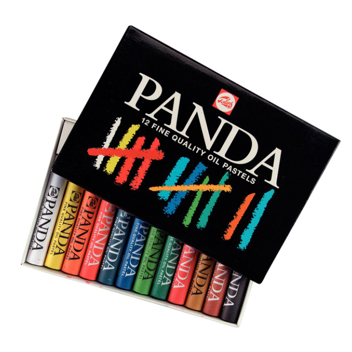Oliepastel Talens Panda set à 12 kleuren