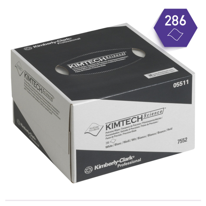 Poetsdoek Kimtech Science 208x112mm 30x286vel dispenserdoos wit 7552