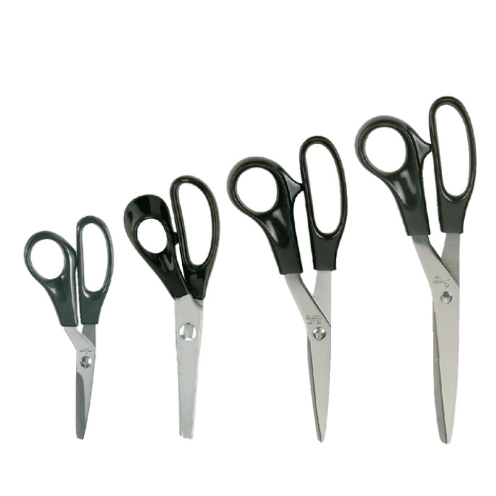 Schaar Quantore 190mm +plastic handvat zwart