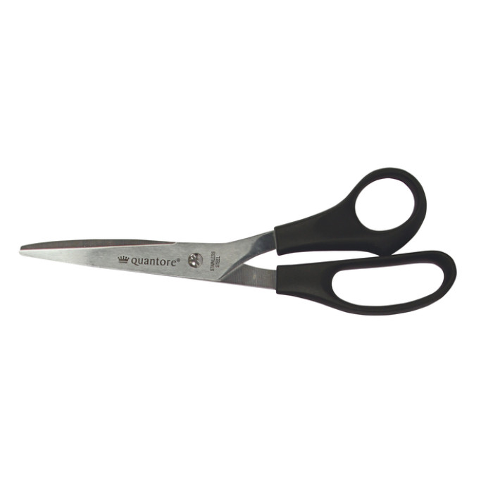 Schaar Quantore 210mm +plastic handvat zwart
