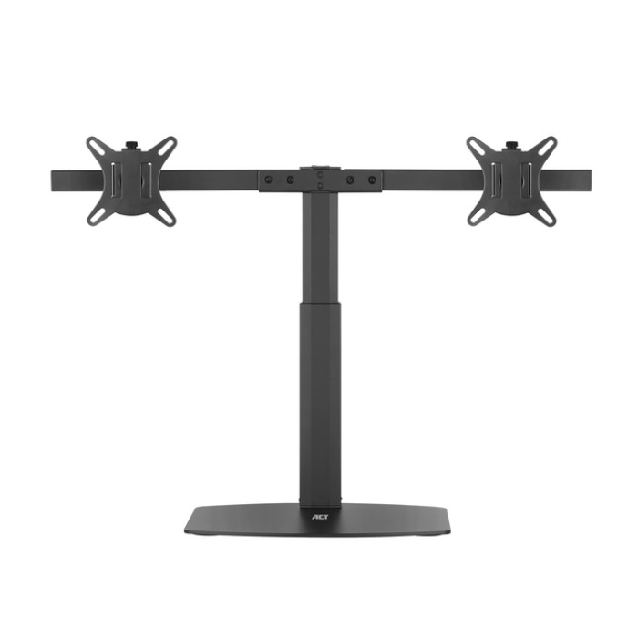 Monitorarm ACT office gasveer crossbar 2 schermen