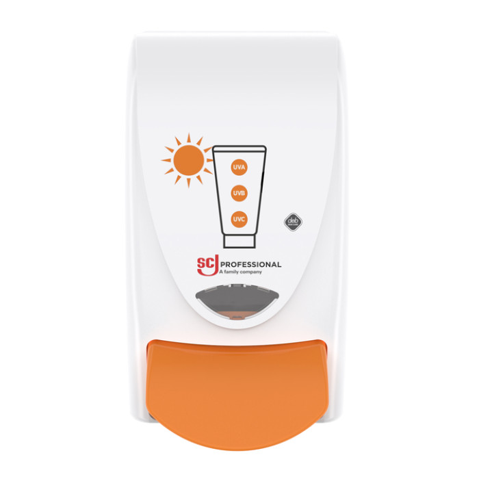 Zonnebranddispenser SCJ Proline Sun Protect 1liter wit