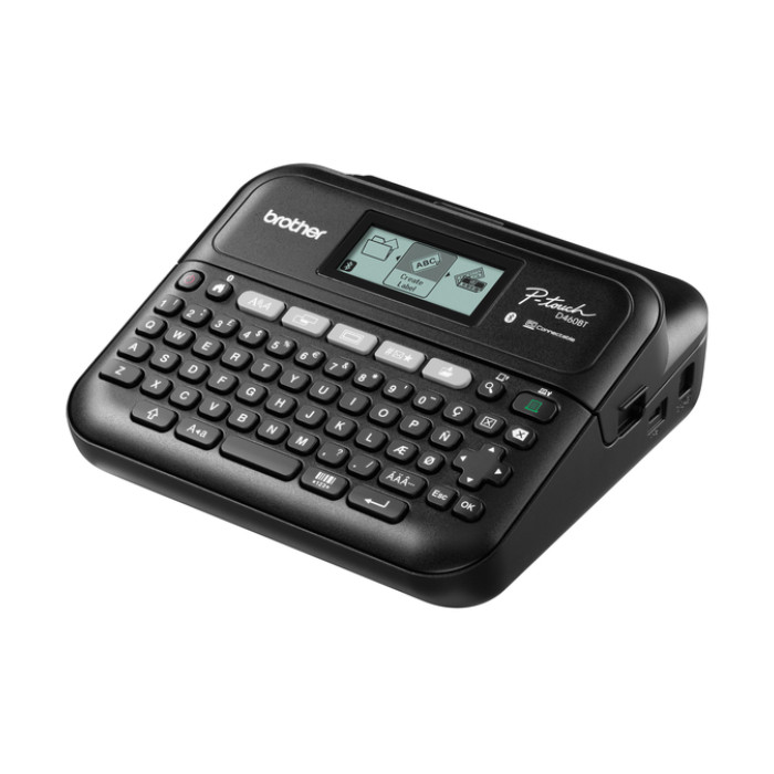 Labelprinter Brother P-touch TZe PT-D460BT desktop qwerty 18mm zwart in koffer