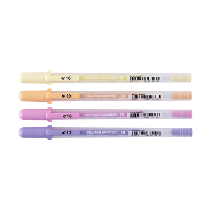 Gelschrijver Sakura Gelly Roll Moonlight 10 sunrise set à 4 kleuren