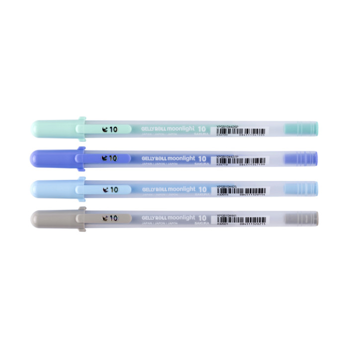 Gelschrijver Sakura Gelly Roll Moonlight 10 aurora set à 4 kleuren