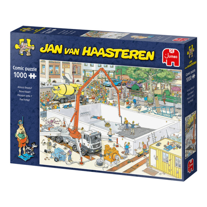 Puzzel Jan van Haasteren Bijna klaar? 1000 stukjes
