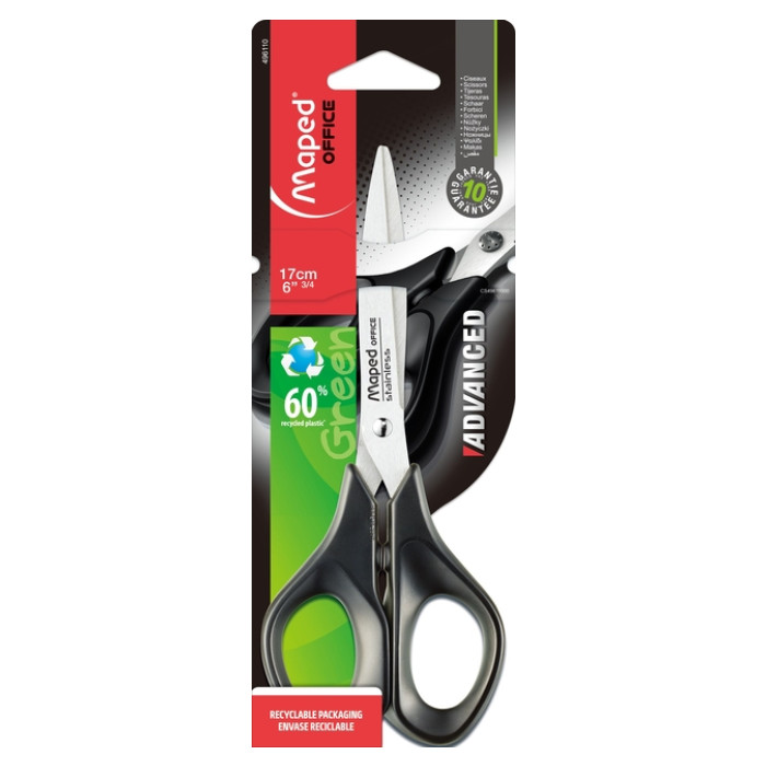 Schaar Maped Office Advanced 17cm zwart