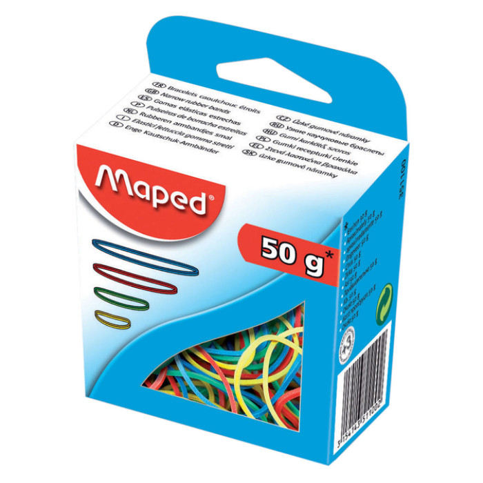Elastiek Maped 50 gram assorti