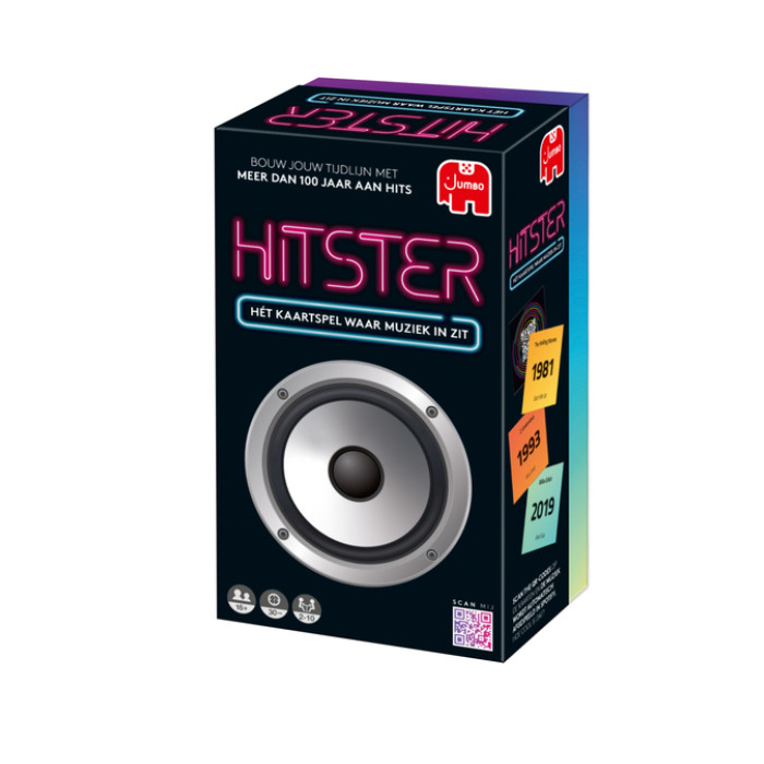 Kaartspel Hitster 16+ waar muziek in zit