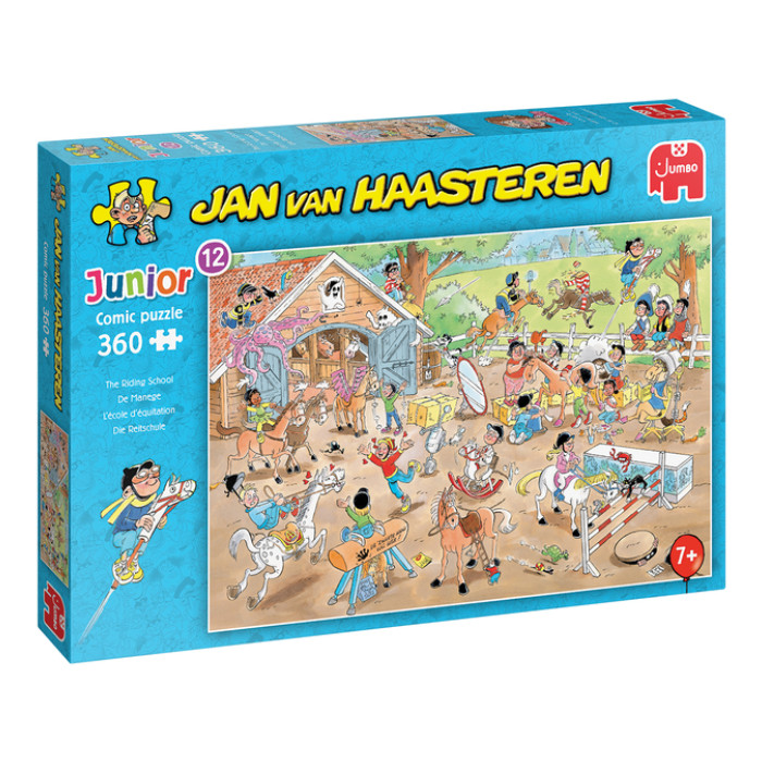 Puzzel Jan van Haasteren Junior The Riding School 360 stukjes