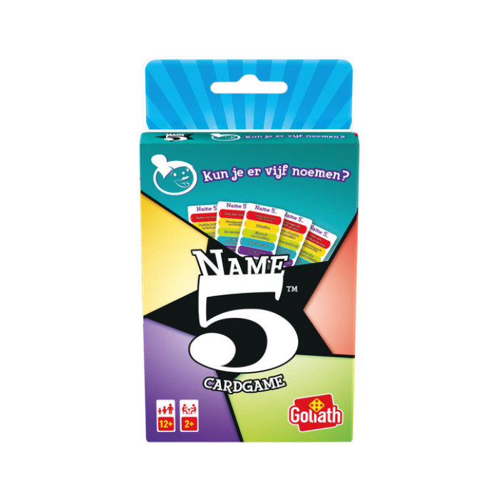 Kaartspel name 5 pocket editie