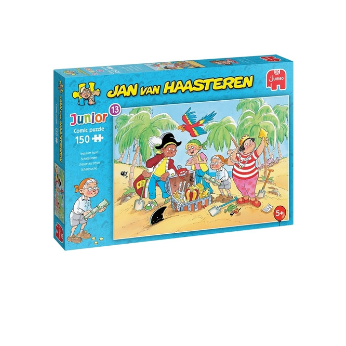Puzzel Jan van Haasteren Junior 13 Treasure Hunt 150 stukjes