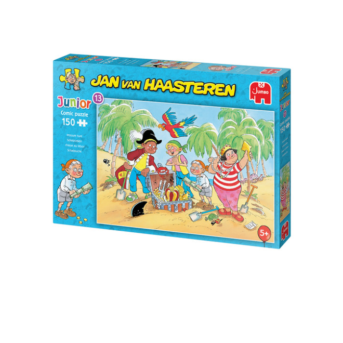 Puzzel Jan van Haasteren Junior 13 Treasure Hunt 150 stukjes