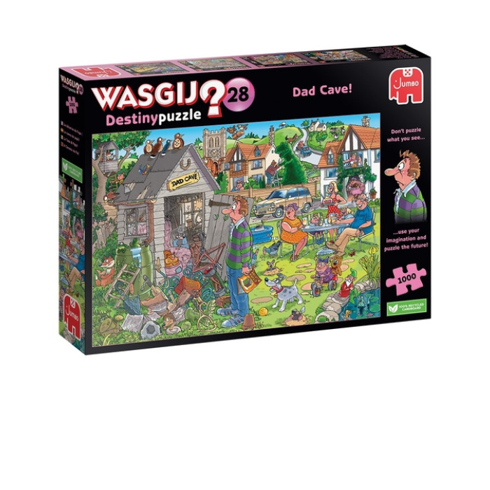 Puzzel Wasgij Destiny 28 De Mancave Van Pa! 1000 stukjes
