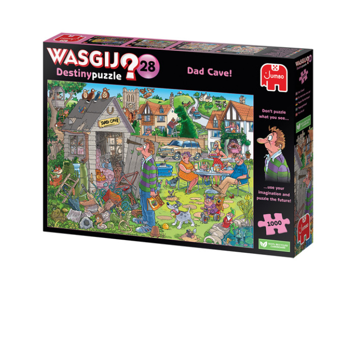 Puzzel Wasgij Destiny 28 De Mancave Van Pa! 1000 stukjes