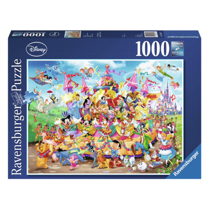 Puzzel Ravensburger Disney optocht 1000 stukjes