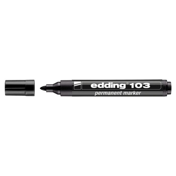 Viltstift edding 103 rond medium zwart