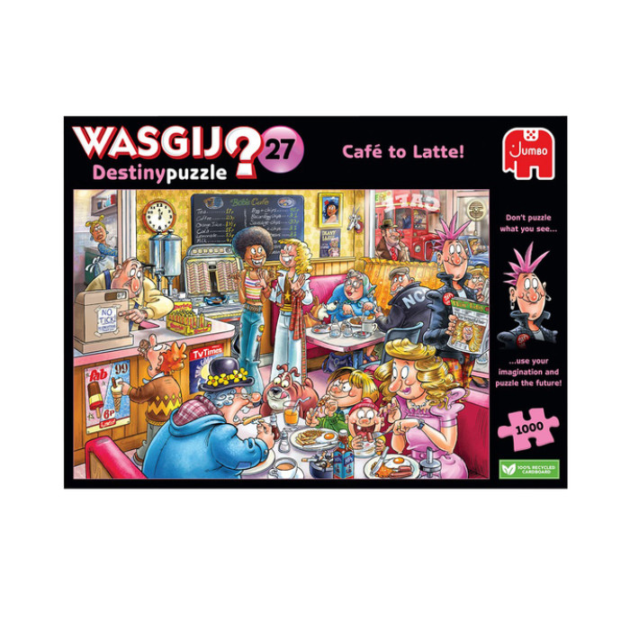 Puzzel Wasgij Destiny 27 De Koffieshop! 1000 stukjes