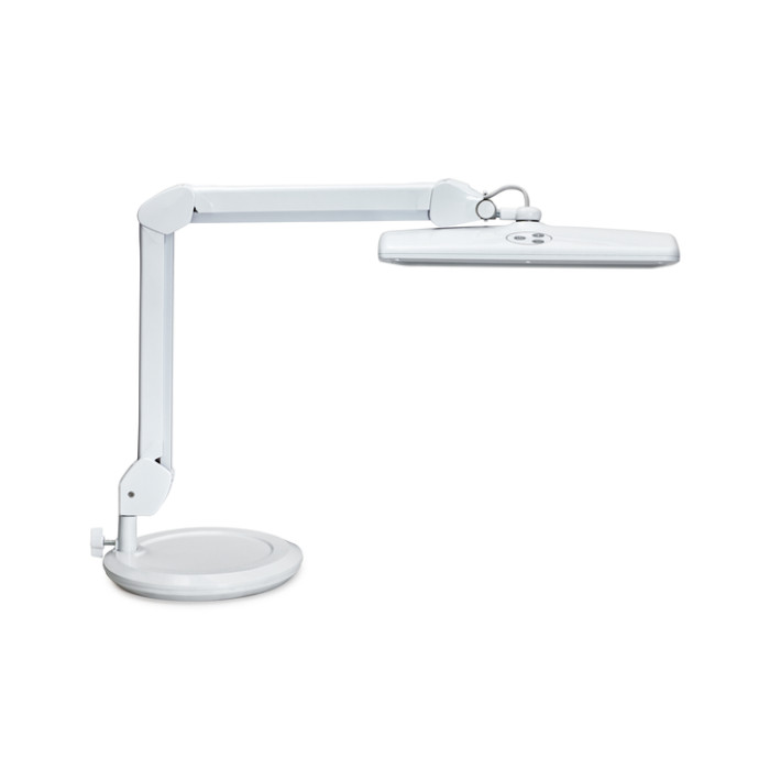 Werkpleklamp MAUL Intro LED dimbaar op voet wit