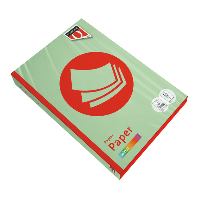 Kopieerpapier Quantore Colour A3 120gr appelgroen 250 vel