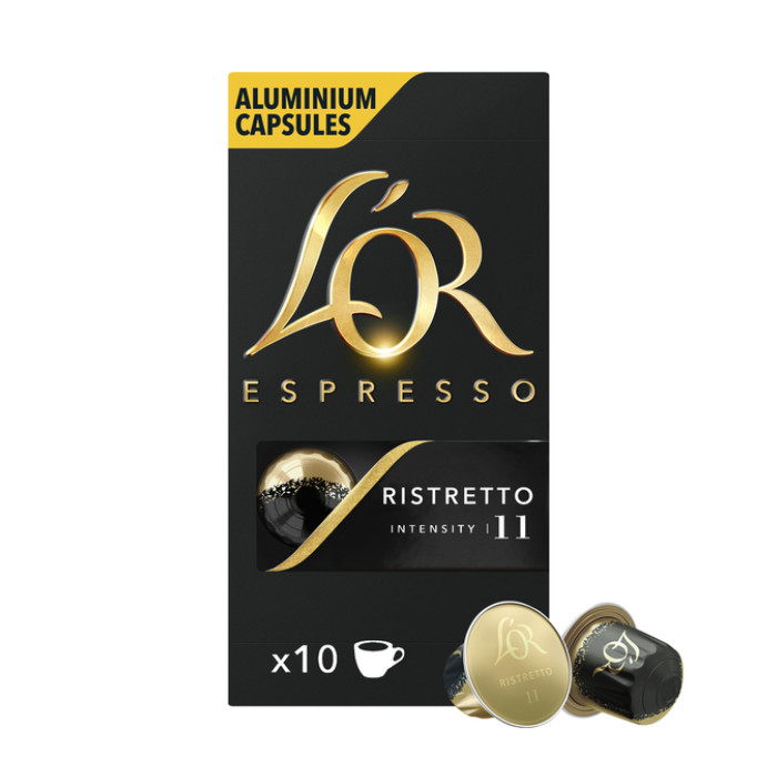 Koffiecups L'Or espresso Ristretto 10 stuks