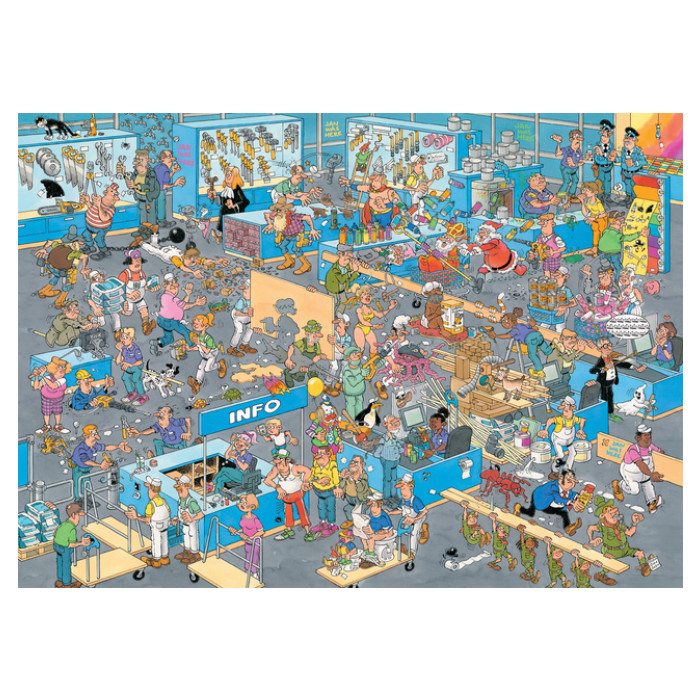 Puzzel Jan van Haasteren De Bouwmarkt en De Verbouwing  2x1000 stukjes