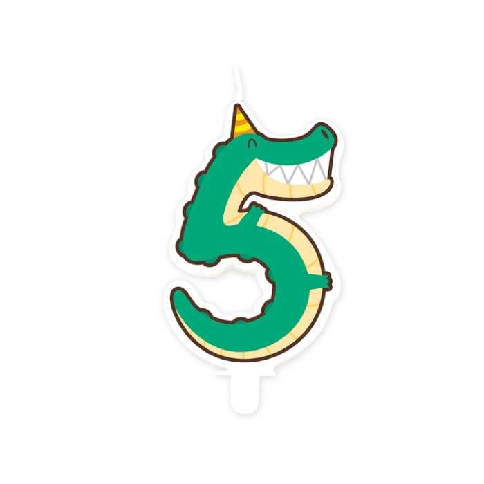 Jungle candle 5 Crocodile