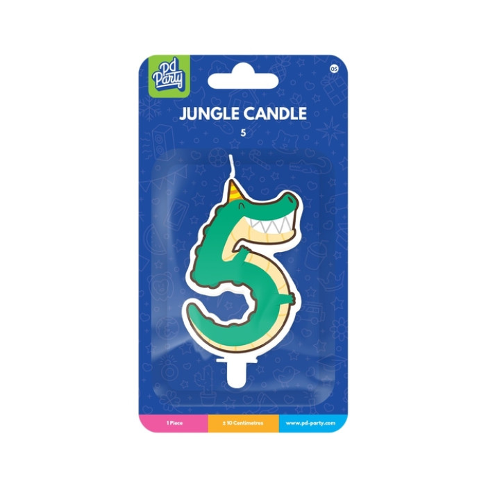 Jungle candle 5 Crocodile