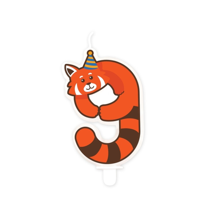 Jungle candle 9 Red Panda